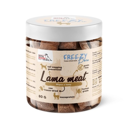 100% liofilizowane mięso z lamy dla psa 80g FREEZY Pure