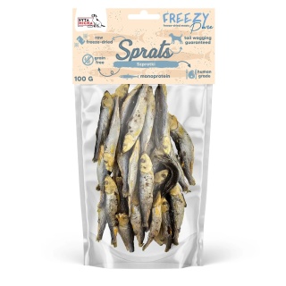 100% liofilizowane szprotki dla psa 100g FREEZY Pure