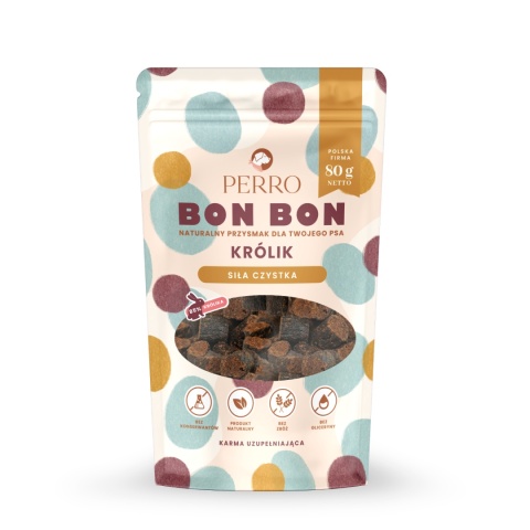 BON BON Królik – Siła Czystka Przysmaki z dodatkiem funkcyjnym 80g