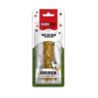 Bubalicious Kość Puppy & Senior z królikiem z dodatkiem moreli 12 cm