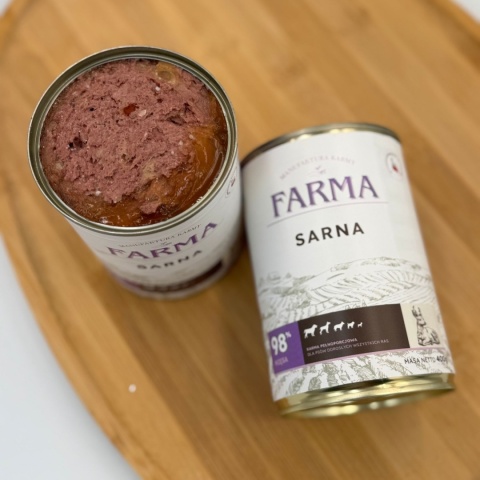 FARMA Select Sarna 400g – Karma mokra dla psa