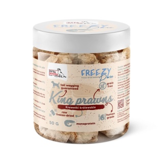 FREEZY PURE liofilizowane krewetki królewskie 50g