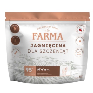 Farma Tłoczona na Zimno Jagnięcina dla Szczeniąt 2kg