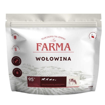 Farma – Wołowina Hipoalergiczna Tłoczona na Zimno 2kg