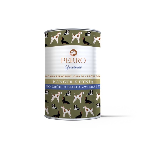 Gourmet Kangur z dynią dla psów dorosłych 400g