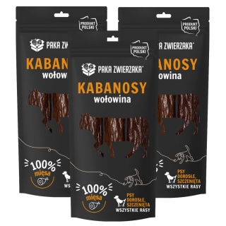 Kabanosy WOŁOWINA 3 szt.