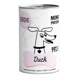 Karma mokra PEPE Duck (kaczka) 400g