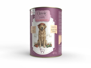 Karma mokra dla dorosłego psa Classic Jagnięcina z cukinią 400g