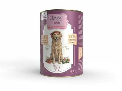 Karma mokra dla dorosłego psa Classic Jagnięcina z cukinią 400g