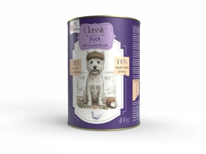 Karma mokra dla dorosłego psa Classic Kaczka z kokosem 400g
