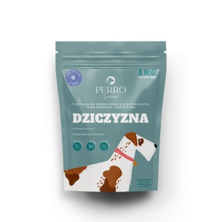 Karma tłoczona na zimno PERRO Gourmet Dziczyzna – formuła dla psów dorosłych średnich i dużych ras 1 kg