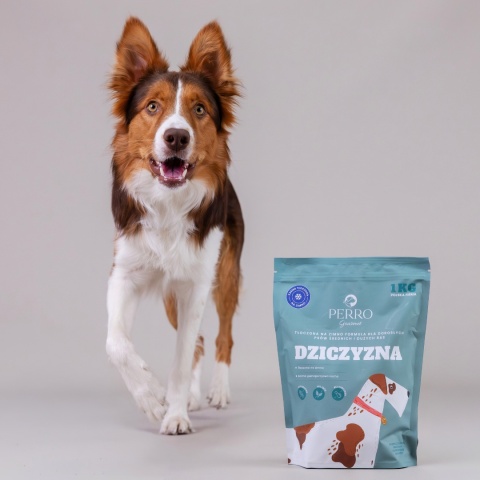 Karma tłoczona na zimno PERRO Gourmet Dziczyzna – formuła dla psów dorosłych średnich i dużych ras 1 kg