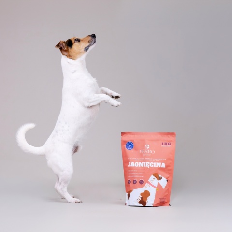 Karma tłoczona na zimno PERRO Gourmet Jagnięcina – formuła dla psów dorosłych średnich i dużych ras 1 kg