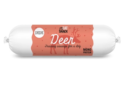 Kiełbaska treningowa PEPE Deer (jeleń) 200g