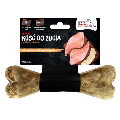 Kość do żucia dla wybrednych psów 22cm MAXXI