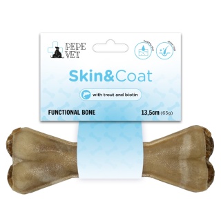 Kość funkcjonalna PEPE VET Skin&Coat 13,5cm