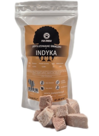 Liofilizowane smaczki z Indyka 70g