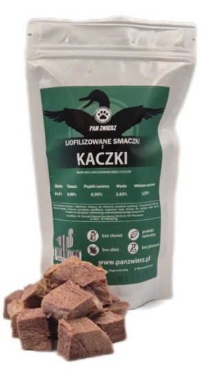 Liofilizowane smaczki z Kaczki 70g
