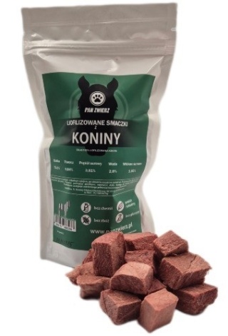 Liofilizowane smaczki z Koniny 70g
