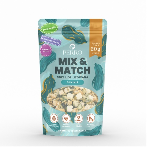 MIX & MATCH Cukinia Przysmaki liofilizowane 20g