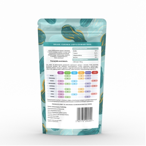 MIX & MATCH Cukinia Przysmaki liofilizowane 20g