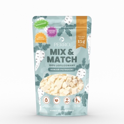 MIX & MATCH Korzeń Pietruszki Przysmaki liofilizowane 15g