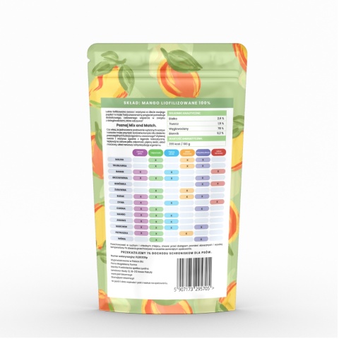 MIX & MATCH Mango Przysmaki liofilizowane 20g