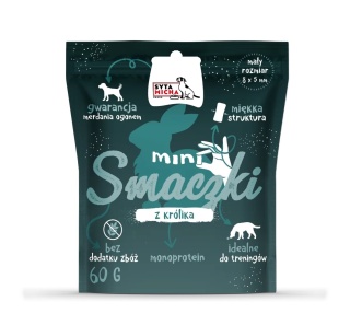 Mini smaczki dla psa Syta Micha z królikiem 60 g