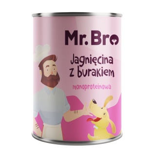Mr. Bro Jagnięcina z Burakiem 400g