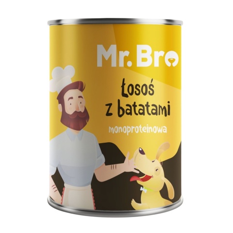 Mr. Bro Łosoś z Batatami 400g