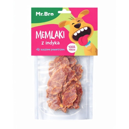 Mr. Bro Memlaki Air Dried Indyk w płatach 150g