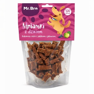 Mr. Bro Mniamki Przysmaki dla psa z Dzika 80g- Air Dried