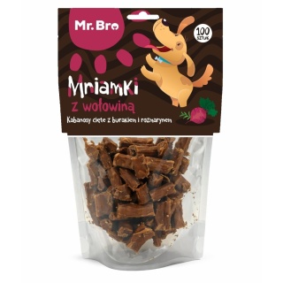 Mr. Bro Mniamki Przysmaki dla psa z Wołowiny 80g- Air Dried