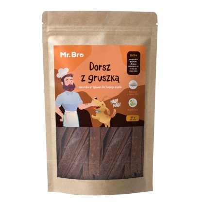 Mr. Bro Strips Dorsz z gruszką 80g