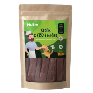 Mr. Bro Strips Królik z CBD i Melisą 80g