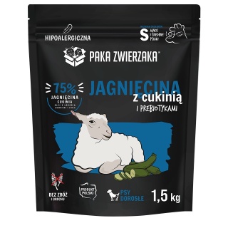 Paka Zwierzaka Jagnięcina z cukinią “S” 1,5 kg