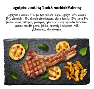 Paka Zwierzaka Jagnięcina z cukinią “S” 1,5 kg