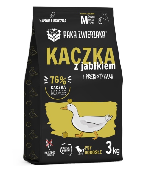 Paka Zwierzaka Seven’th Heaven Kaczka z jabłkiem “M” 3 kg