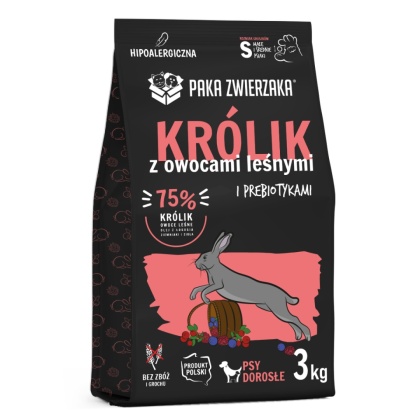 Paka Zwierzaka Seven’th Heaven Królik z owocami leśnymi “S” 3 kg