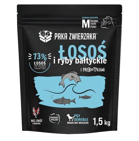 Paka Zwierzaka Seven’th Heaven Łosoś z rybami bałtyckimi “M” 1,5 kg
