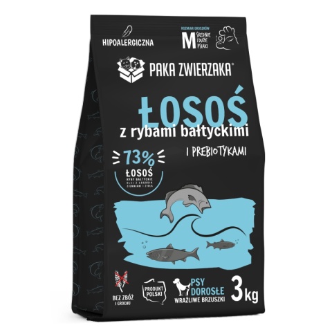 Paka Zwierzaka Seven’th Heaven Łosoś z rybami bałtyckimi “M” 3 kg