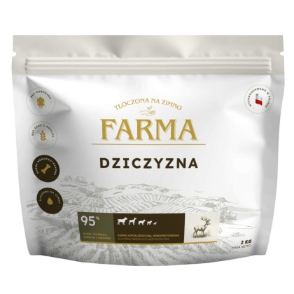 Farma – Dziczyzna Hipoalergiczna Tłoczona na Zimno 2kg