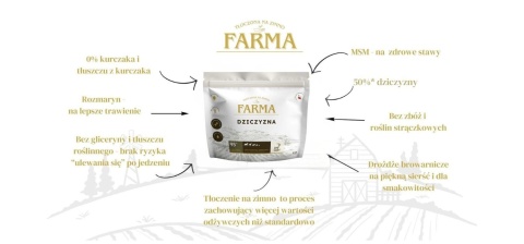 Farma – Dziczyzna Hipoalergiczna Tłoczona na Zimno 2kg