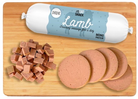 Kiełbaska treningowa PEPE Lamb (jagnięcina) 200g