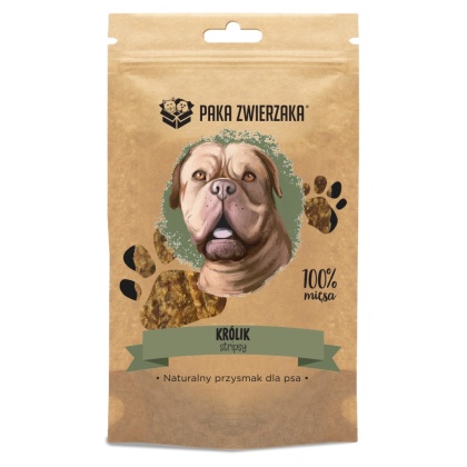 Przysmak stripsy Królik 100% (70g)