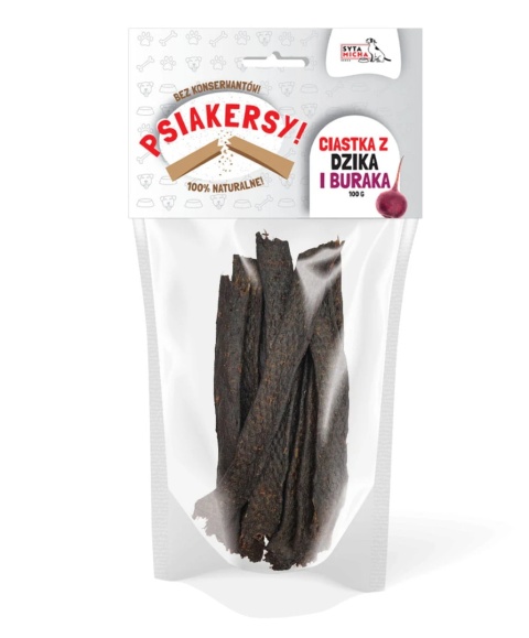 Psiakersy Dzik z burakiem 100g