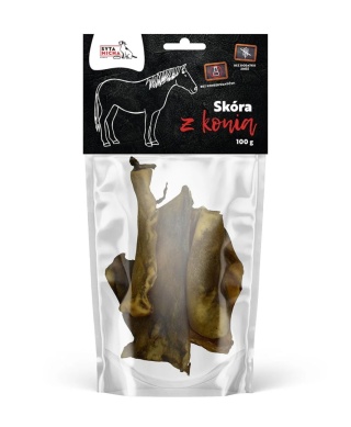 Suszona skóra z konia dla psa 100g