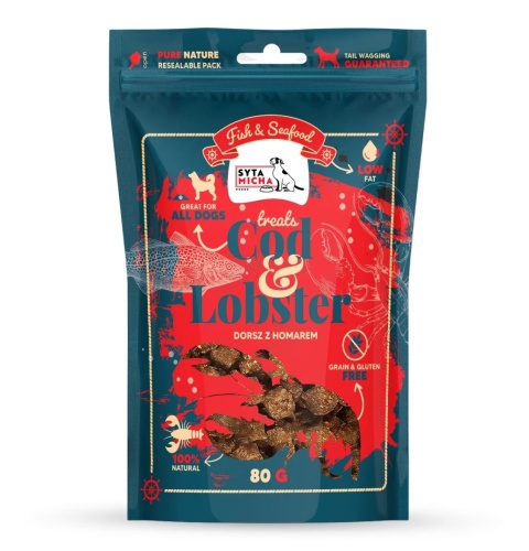 Syta Micha Fish & Seafood Przysmaki z homarem dla psa 80g