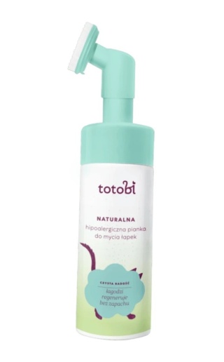 Totobi Naturalna Hipoalergiczna Pianka do Mycia Łapek dla Psa i Kota 200 ml