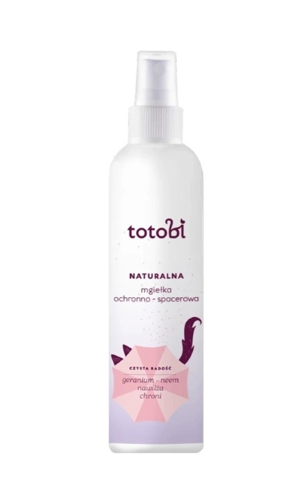 Totobi Naturalna Mgiełka Ochronno-Spacerowa Geranium – Olejek Neem dla Psów i Kotów 100 ml